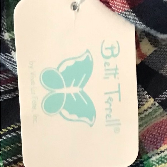 Betti Terrell NWT Size 3 Boys Plaid Patchwork Pull-On Shorts - Picture 5 of 6